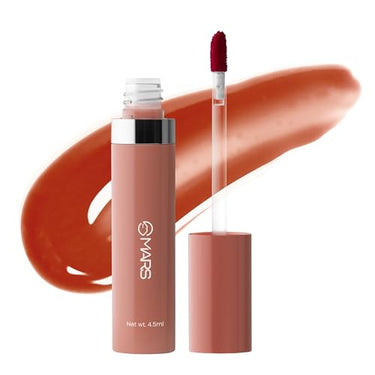 MARS Drip Lip Mist for Women (4.5 ml) (01-Peachy Drip) Reapplication Matte Liquid Lip Color | Long Lasting | Non-Transfer & Waterproof Lipstick for Women (4.5 ml) (21-Red Luck)